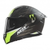 NOX KASK INTEGRALNY (FULL FACE) Z BLENDĄ N401 CROWER KOLOR CZARNY/ŻÓŁTY FLUO MAT ROZMIAR XL