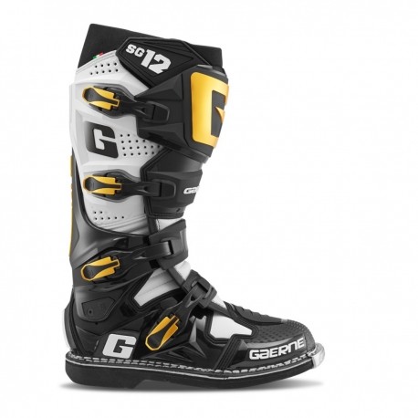 GAERNE BUTY CROSS/ENDURO MODEL SG-12 LUXE KOLOR CZARNY/BIAŁY/ZŁOTY ROZMIAR 43