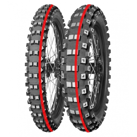 MITAS OPONA 90/100-12 TERRA FORCE-MX MH PITCROSS MEDIUM HARD 46M NHS TT TYŁ (CZERWONY PASEK) DOT 2024 (DOT:XSDC) (460057) (zamie