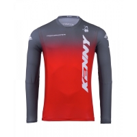 KENNY RACING KOSZULKA CROSS/ENDURO MODEL PERFORMANCE GRADIENT RED KOLOR CZERWONY/SZARY/BIAŁY ROZMIAR XXXL