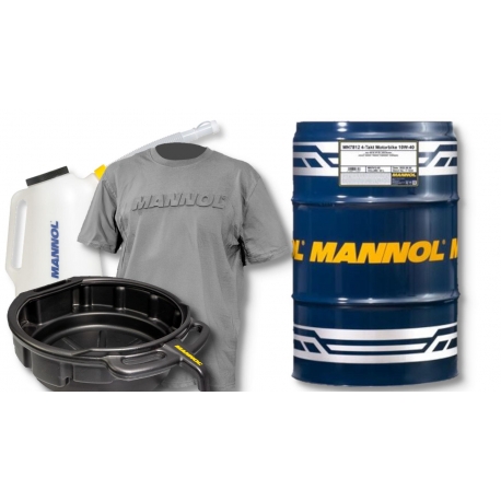 MANNOL OLEJ SILNIKOWY 4T PLUS 10W40 (API SL, JASO MA/MA2) SEMISYNTETYK (7202) BECZKA 60L BECZKA
