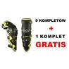 ACERBIS ZESTAW 10 SZTUK NAKOLANNIKI OCHRANIACZE KOLAN EVO 3.0 KOLOR CZARNY / ŻÓŁTY PAKIET 9 SZT + 1 SZTUKA ZA 1 ZŁ
