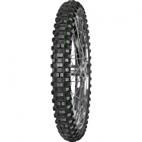 MITAS OPONA 90/90-21 (3.00-21) ENDURO TRAIL-RALLY MH SUPER LIGHT (ZIELONY PASEK) 54R M+S TT PRZÓD DOT 01/2024 (460145) (ZAMIENNI