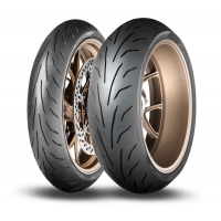 DUNLOP KOMPLET OPON (637484/23) 120/70ZR17 SPMAX QUALIFIER CORE (58W) TL PRZÓD DOT 2023 + (637485/23) 180/55ZR17 SPMAX QUALIFIER