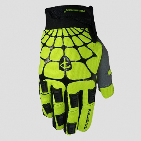 POLEDNIK (NOWOŚĆ) RĘKAWICE / RĘKAWICZKI CROSS MODEL WEB MX KOLOR CZARNY/ŻÓŁTY FLUO ROZMIAR L