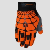 POLEDNIK (NOWOŚĆ) RĘKAWICE / RĘKAWICZKI CROSS MODEL WEB MX KOLOR CZARNY/POMARAŃCZOWY FLUO ROZMIAR XL