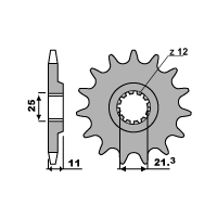 PBR ZĘBATKA PRZEDNIA 727 16 18NC (ŁAŃC. 520)