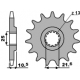 PBR ZĘBATKA PRZEDNIA 2061 12 18NC KAWASAKI KSF 250 87-04, KEF 300 95-03 (JTF1503.12) (ŁAŃC. 520)