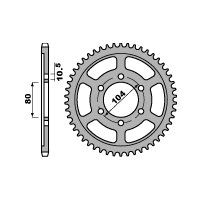 PBR ZĘBATKA TYLNA 4359 46 C45 KAWASAKI (JTR1489.46) (ŁAŃC. 525)
