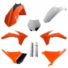 POLISPORT KOMPLET PLASTIKÓW (FULL KIT) KTM SX '11 XC/XC-F '11 W ZESTAWIE OSŁONY AMORTYZATORÓW (8398500002) KOLOR POMARAŃCZOWY O