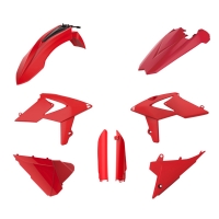 POLISPORT KOMPLET PLASTIKÓW (FULL KIT) BETA 2T/4T '18-'19 W ZESTAWIE OSŁONY AMORTYZATORÓW (8398700001) KOLOR CZERWONY