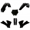 POLISPORT KOMPLET PLASTIKÓW (FULL KIT) KTM SX '03-'04 W ZESTAWIE OSŁONY AMORTYZATORÓW (8399000001) KOLOR CZARNY