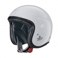 CABERG KASK OTWARTY JET MODEL FREERIDE X SOLID KOLOR BIAŁY POŁYSK ROZMIAR S (WIZJER Z ZESTAWIE)