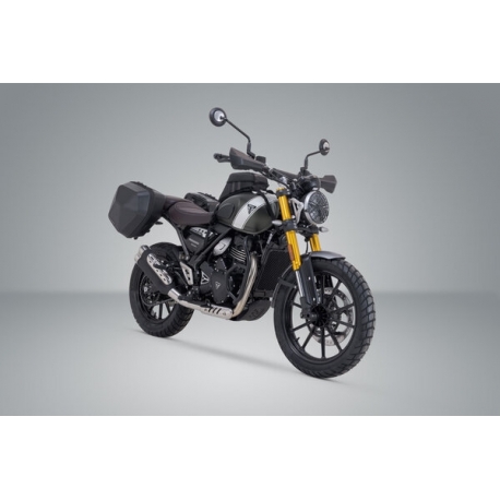 ZESTAW KUFRA BOCZNEGO URBAN ABS I STELAŻ SW-MOTECH TRIUMPH SCRAMBLER 400 X (23-) 1X16,5L