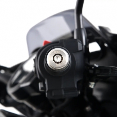 KOŃCÓWKI KIEROWNICY RG RACING YAMAHA R7 22- / R1(M) 15- / HONDA CMX1100 (T) REBEL 21- STAL NIERDZEWN