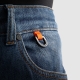 SPODNIE JEANS REBELHORN BRONCO MONOLAYER WASHED BLUE