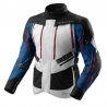 KURTKA MOTOCYKLOWA TEKSTYLNA REBELHORN HARDY 3.0 BLUE GREY RED