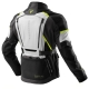 KURTKA MOTOCYKLOWA TEKSTYLNA REBELHORN HARDY 3.0 BLACK LIGHT GREY FLUO YELLOW