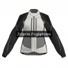 KURTKA MOTOCYKLOWA TEKSTYLNA DAMSKA REBELHORN HARDY 3.0 BLACK GREY FLUO YELLOW