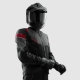 KURTKA MOTOCYKLOWA TEKSTYLNA REBELHORN HIFLOW 5 BLACK GREY RED