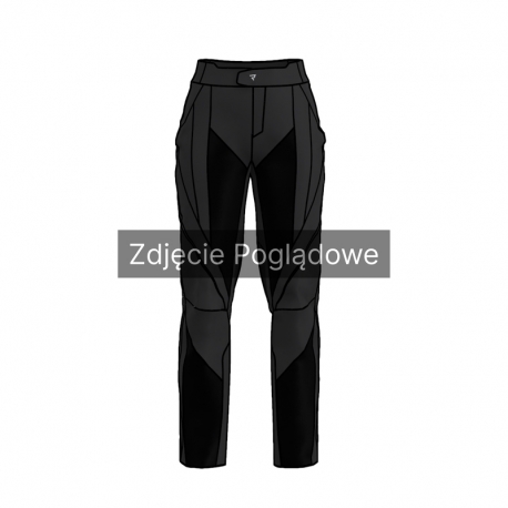 SPODNIE MOTOCYKLOWE TEKSTYLNE DAMSKIE REBELHORN HIFLOW-V BLACK