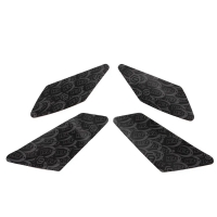 NAKLEJKA NA BAK TANKPAD ANTYPOŚLIZGOWY 4 CZĘŚCI RG RACING YAMAHA YZF-R6 12-16 BLACK