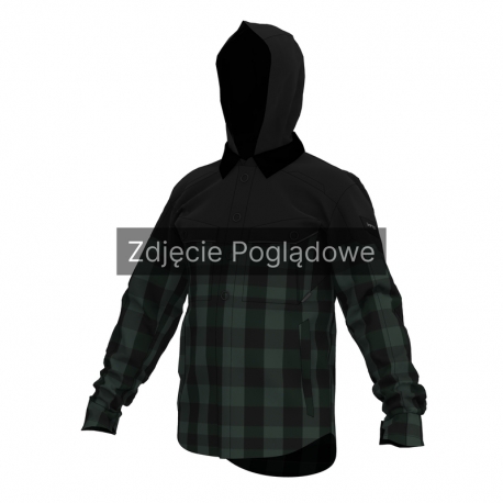 KOSZULA MOTOCYKLOWA REBELHORN SHIFTER BLACK GREEN