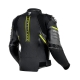 KURTKA MOTOCYKLOWA SKÓRZANA REBELHORN VELOCE BLACK GREY FLUO YELLOW