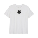 T-SHIRT FOX LADY HEAD WHITE