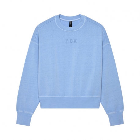 BLUZA FOX LADY WORDMARK OVERSIZED FLEECE CREW CASHMERE BLUE