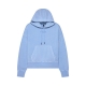 BLUZA Z KAPTUREM FOX LADY WORDMARK OVERSIZED CASHMERE BLUE