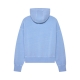 BLUZA Z KAPTUREM FOX LADY WORDMARK OVERSIZED CASHMERE BLUE