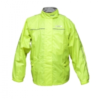 BIKETEC KURTKA PRZECIWDESZCZOWA RAIN KOLOR ŻÓŁTY FLUO ROZMIAR 2XL