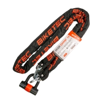 BIKETEC ŁAŃCUCH CP 2M Z KŁÓDKĄ 3KLUCZE OCZKO 10MM