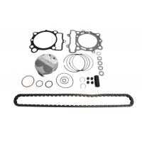 VERTEX 2025/02 ZESTAW NAPRAWCZY GÓRY SILNIKA KAWASAKI KX 250 F (KXF250) '21-'22 (STD. + 0.02MM 77.97MM) (14.1:1) (TŁOK, USZCZE