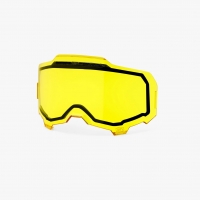 100 PROCENT ARMEGA / ARMATIC REPLACEMENT DUAL PANE VENTED YELLOW LENS - SZYBA/SZYBKA/SZYBKA PODWÓJNA WENTYLOWANA DO GOGLI ARMEGA