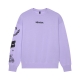 BLUZA FOX HELLO FUTURE OVERSIZED CREW LILAC