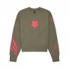 BLUZA FOX LADY CREW ELEVATED OVERSIZED ADOBE