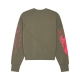 BLUZA FOX LADY CREW ELEVATED OVERSIZED ADOBE XS