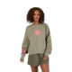 BLUZA FOX LADY CREW ELEVATED OVERSIZED ADOBE XS