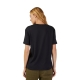 T-SHIRT FOX LADY HEAD BLACK