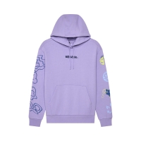 BLUZA Z KAPTUREM FOX LADY HELLO FUTURE FLEECE PO LILAC