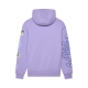 BLUZA Z KAPTUREM FOX LADY HELLO FUTURE FLEECE PO LILAC