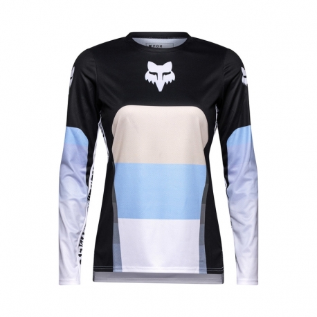 KOSZULKA ROWEROWA Z DŁUGIM RĘKAWEM FOX LADY RANGER GRID BLACK S