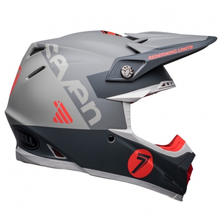 KASK BELL MOTO-9S FLEX SEVEN VANGUARD MATTE CHARCOAL/ORANGE S