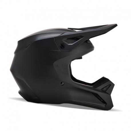 KASK MOTOCYKLOWY FOX V1 SOLID MATTE BLACK XS