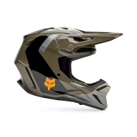 KASK MOTOCYKLOWY FOX V3 FADE BROWN BLACK