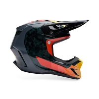 KASK FOX V3 RS GRID BLACK/ORANGE