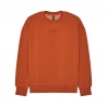 BLUZA FOX WORDMARK OVERSIZED FLEECE CREW COGNAC