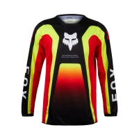 BLUZA FOX JUNIOR 180 BALLAST BLACK/RED YL